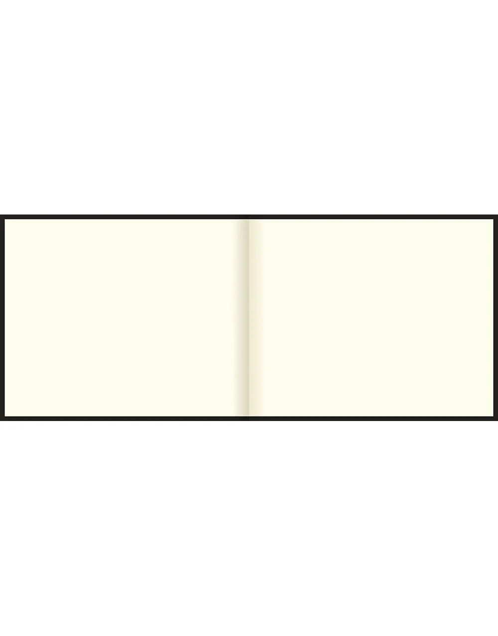 Classic Quarto Landscape Plain Guest Book - Image 3