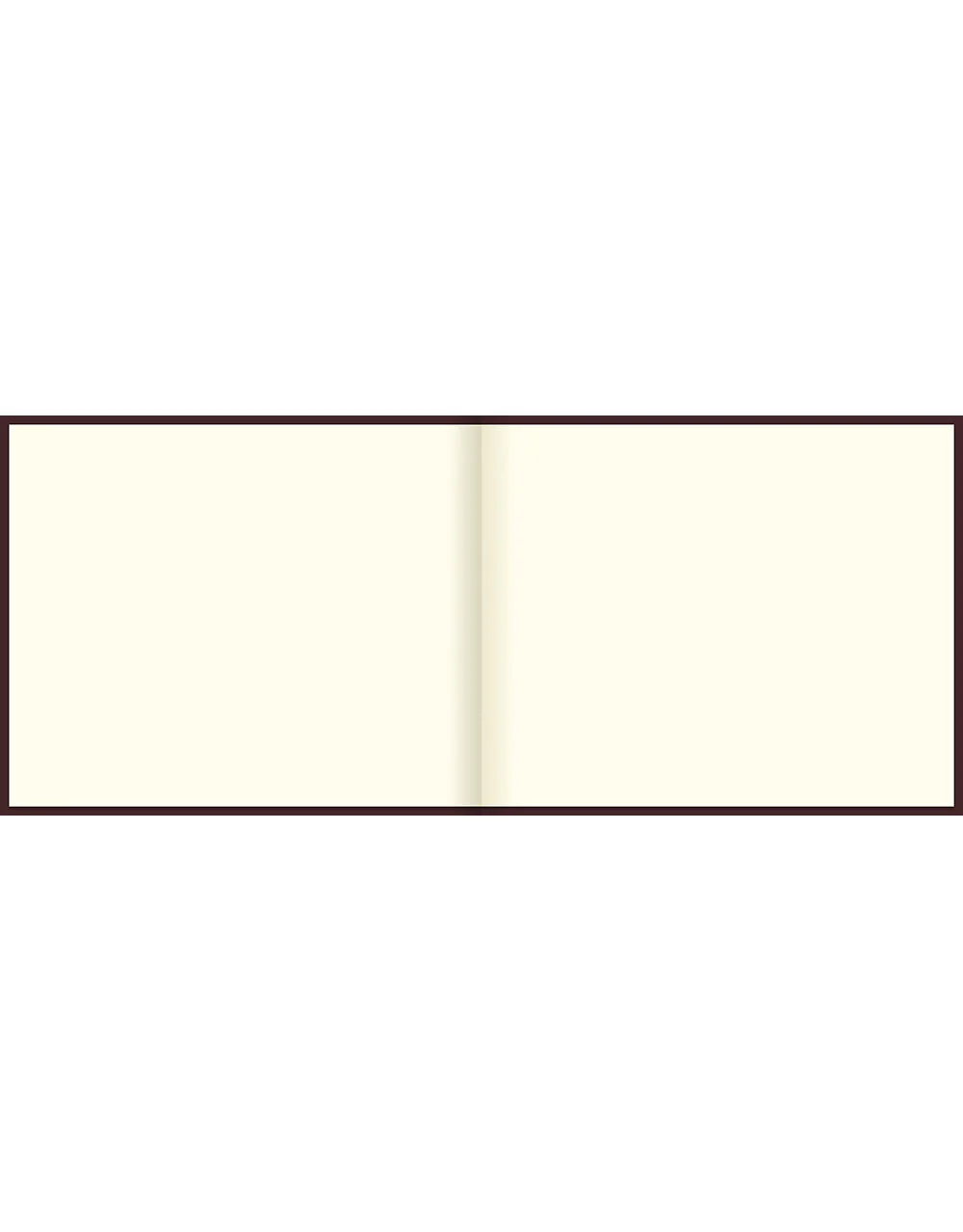 Classic Quarto Landscape Plain Guest Book - Image 6