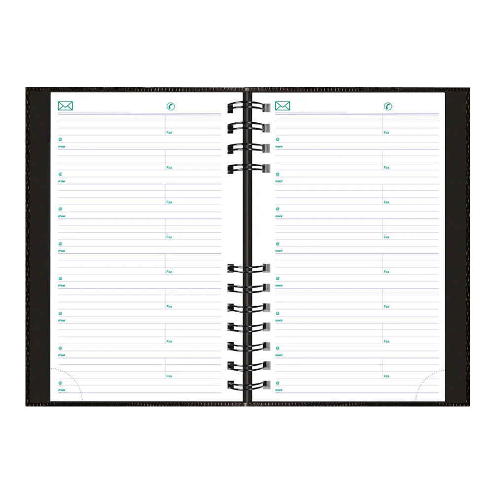 CoilPro™ Daily Appointment Book, 2027, Bilingual, Black (C1504C.81B-27) - Image 5