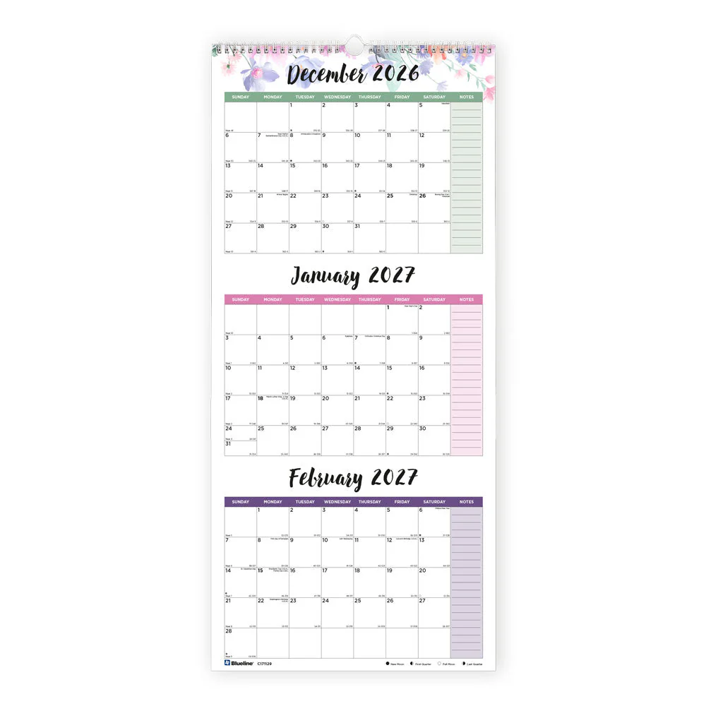 Monthly Wall Calendar, English, 2027 (C171129-27)