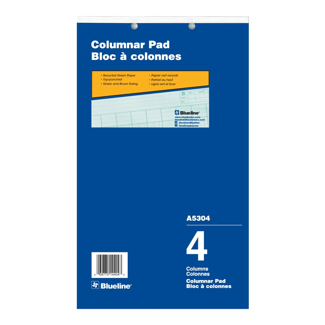 Columnar Pad - 4 Columns, A5304 - Image 3