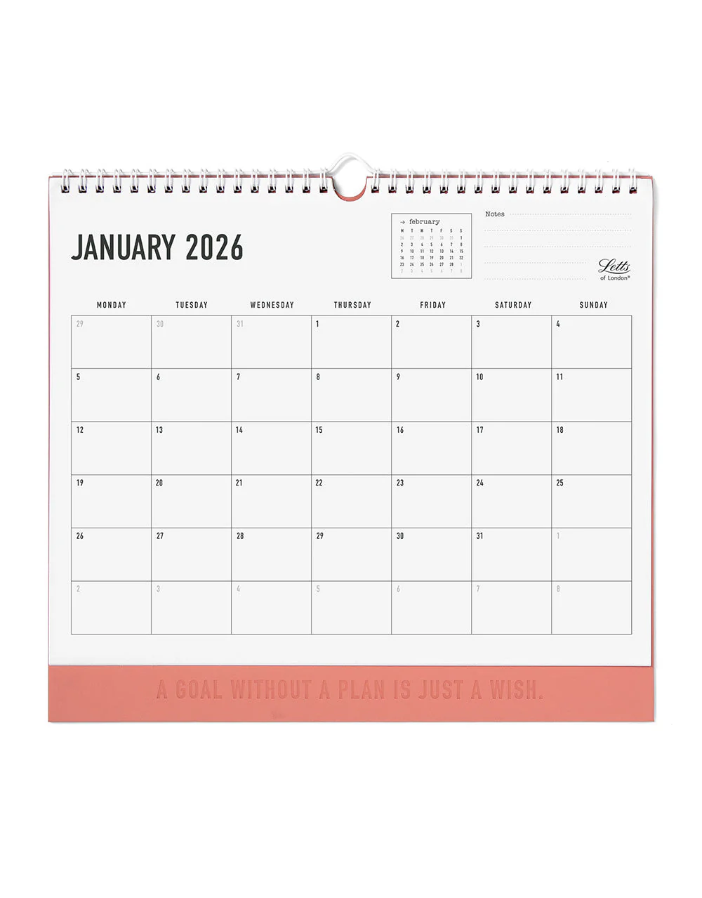 Conscious 2026 Wall Calendar Clay