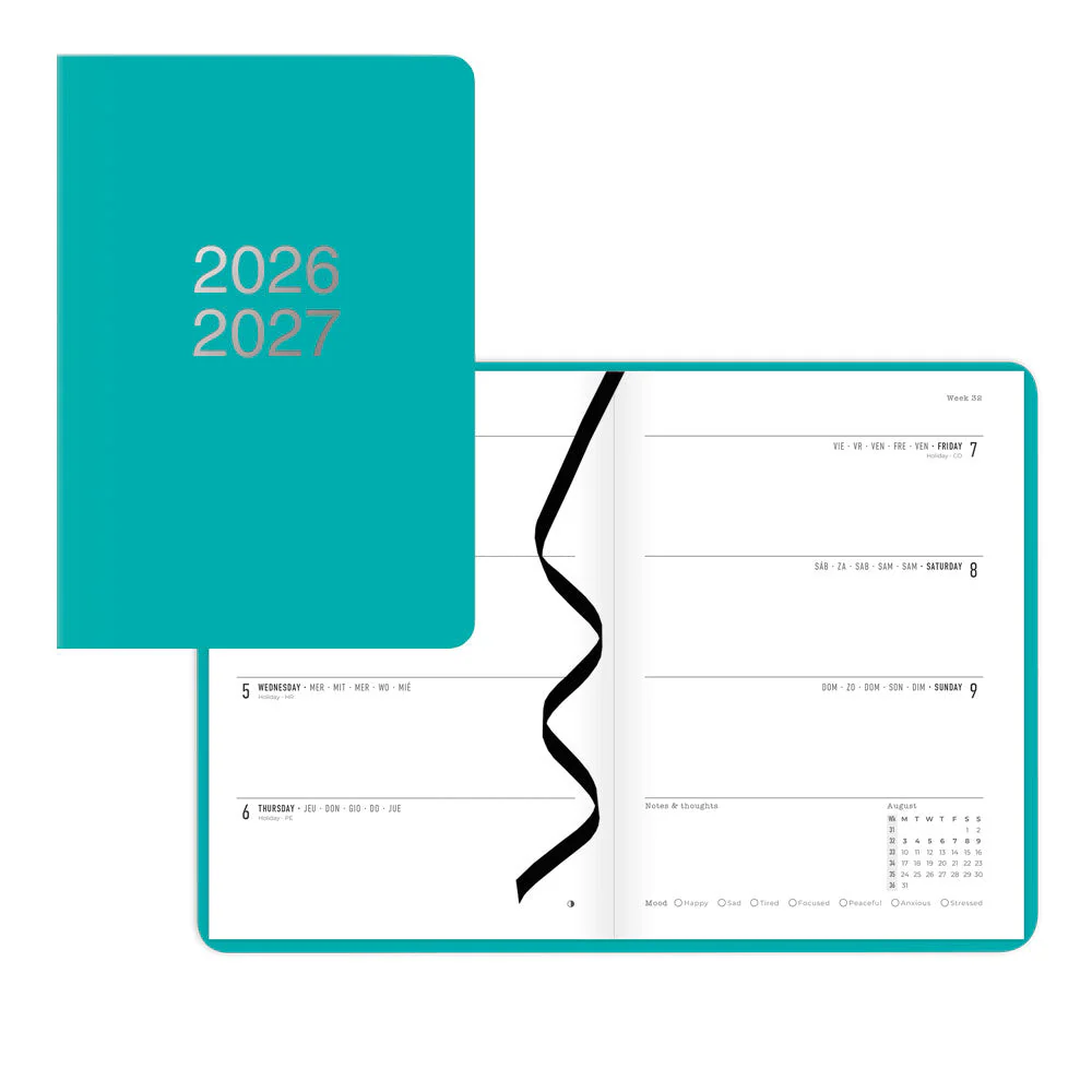 Dazzle Academic Weekly Planner, A5, 2026 - 2027, Multilingual (27-031117, 27-030613, 27-031116, 27-030358) - Image 16