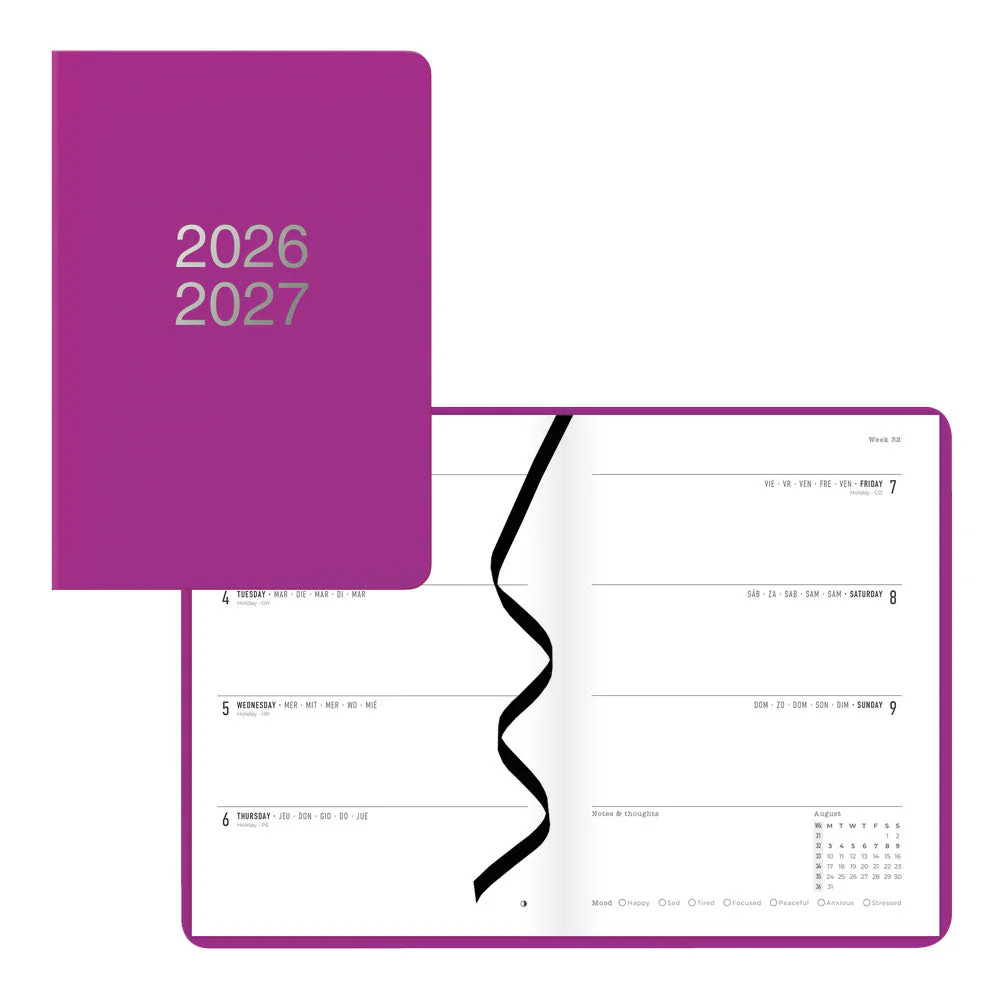 Dazzle Academic Weekly Planner, A5, 2026 - 2027, Multilingual (27-031117, 27-030613, 27-031116, 27-030358) - Image 31