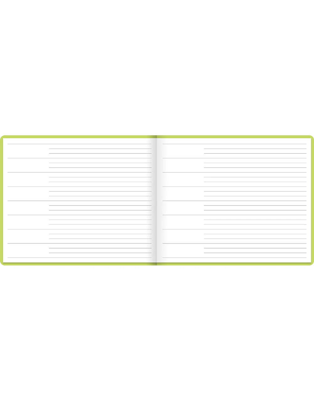 Dazzle Quarto Landscape Ruled Guest Book - Image 6