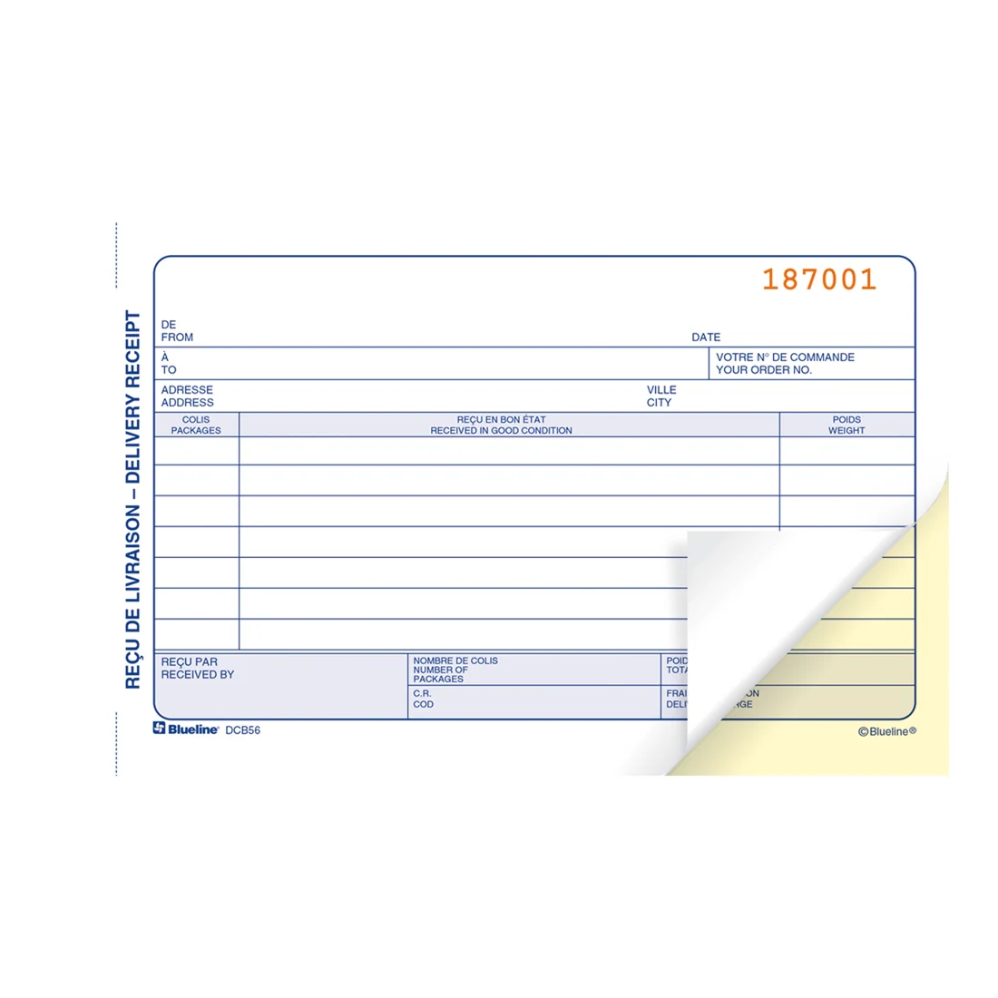 Delivery Receipts Book, DCB56 - Image 3