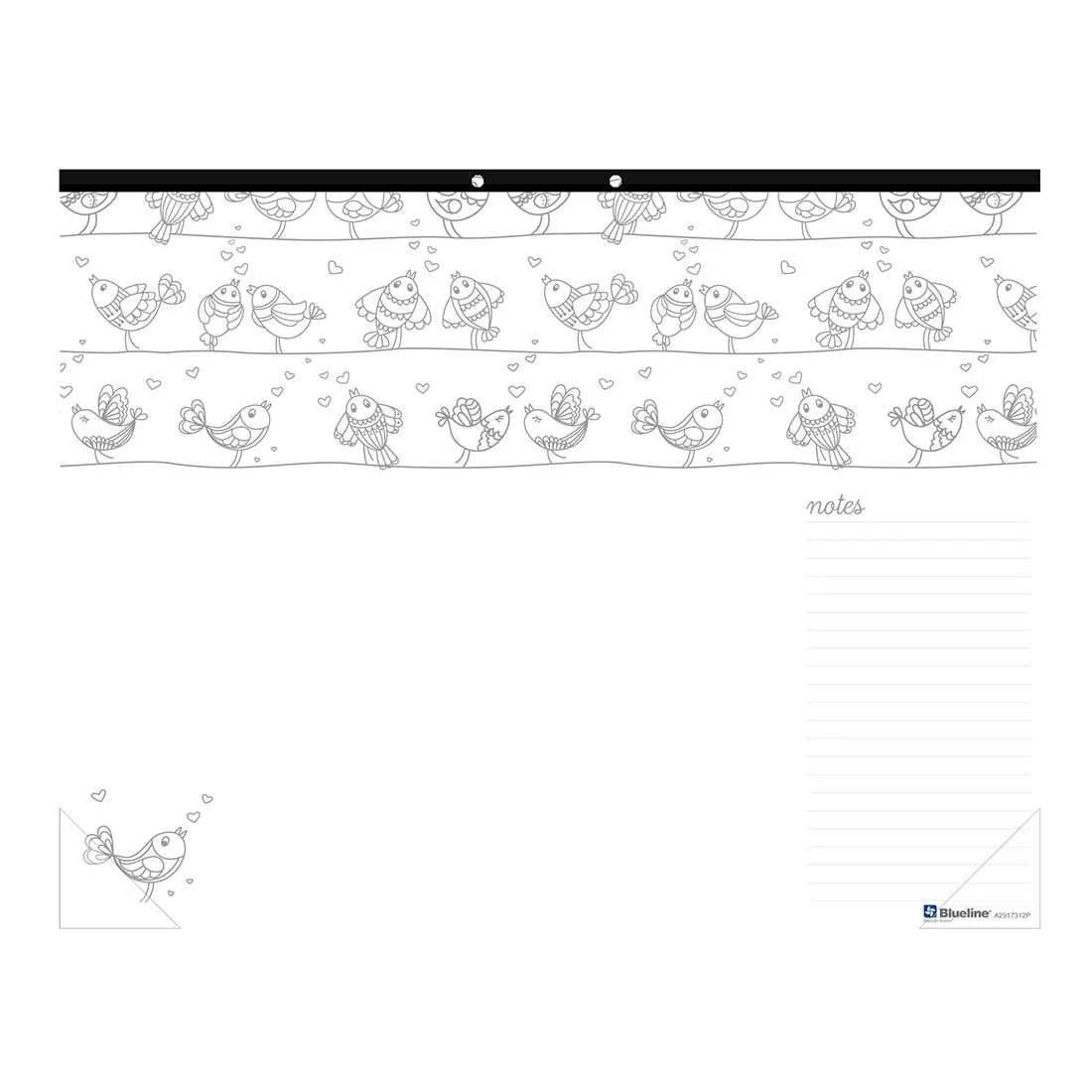 DoodlePlan™ Colouring Desk Pad - Undated (A2917312P) - Image 3