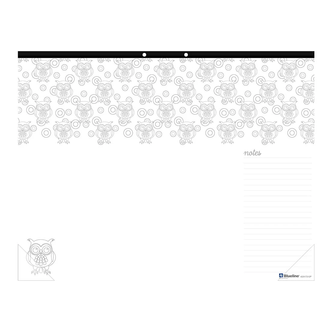 DoodlePlan™ Colouring Desk Pad - Undated (A2917312P) - Image 4