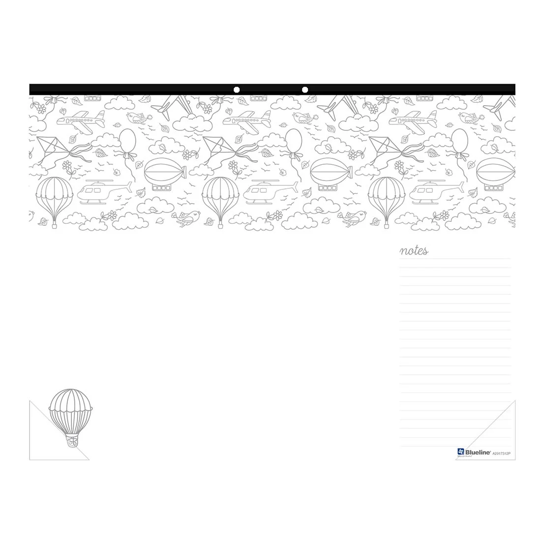 DoodlePlan™ Colouring Desk Pad - Undated (A2917312P) - Image 5