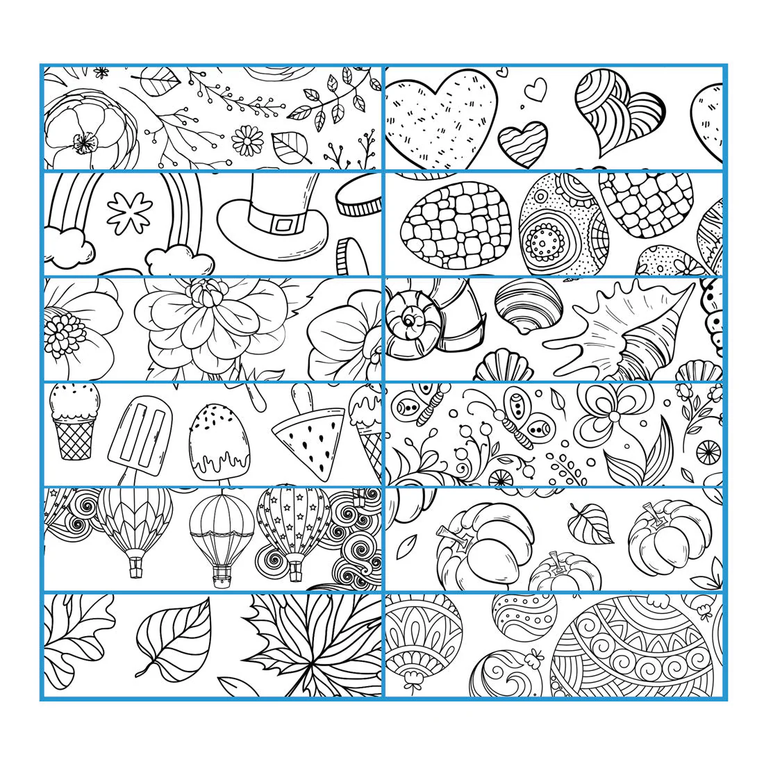 DoodlePlan™ Colouring Desk Pad 2026, Bilingual (C2917311B-26) - Image 7
