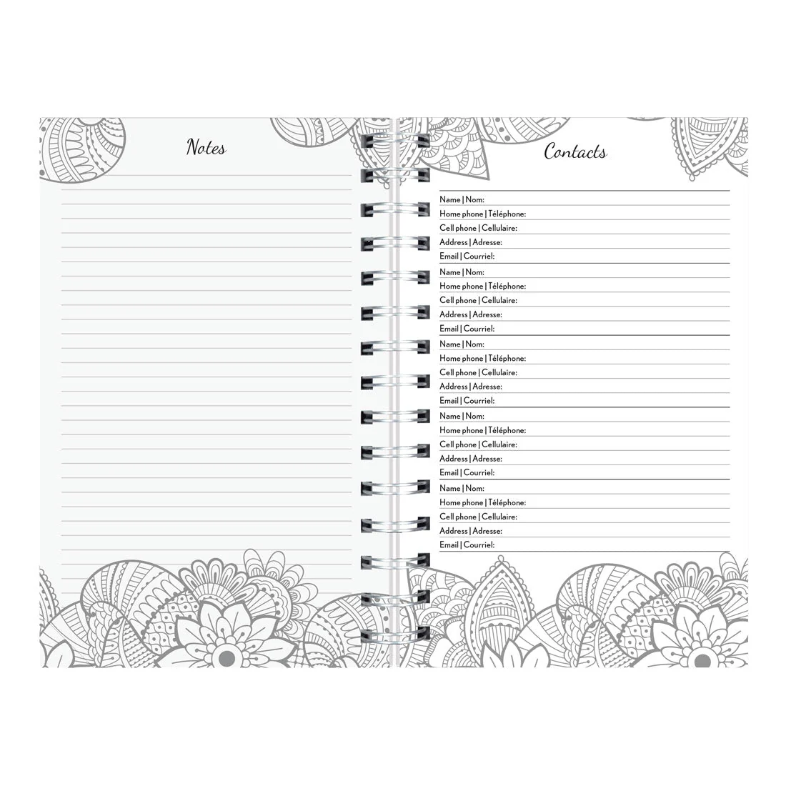 DoodlePlan™ Weekly Colouring Planner 2026, Bilingual (C2910B.01-26) - Image 6