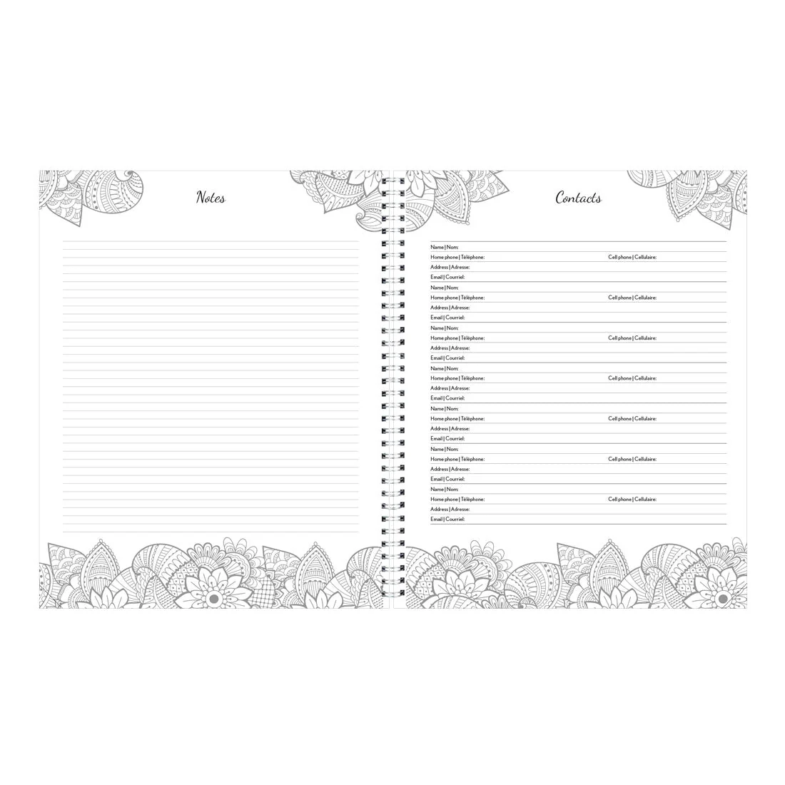 DoodlePlan™ Weekly Colouring Planner 2026, Bilingual (C2911B.01-26) - Image 6