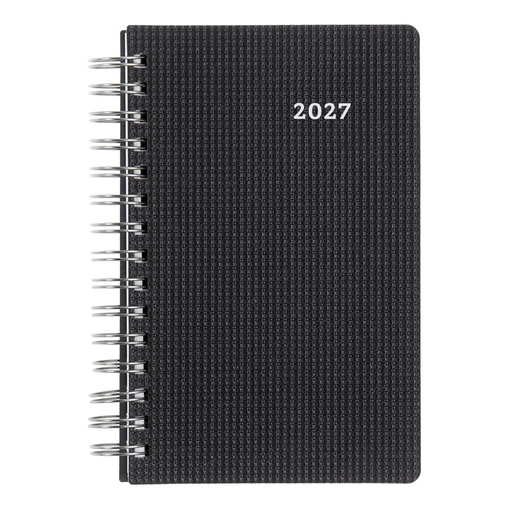 DuraFlex Daily Appointment Book, 2027, Bilingual, Black (C1504V.81BT-27) - Image 2