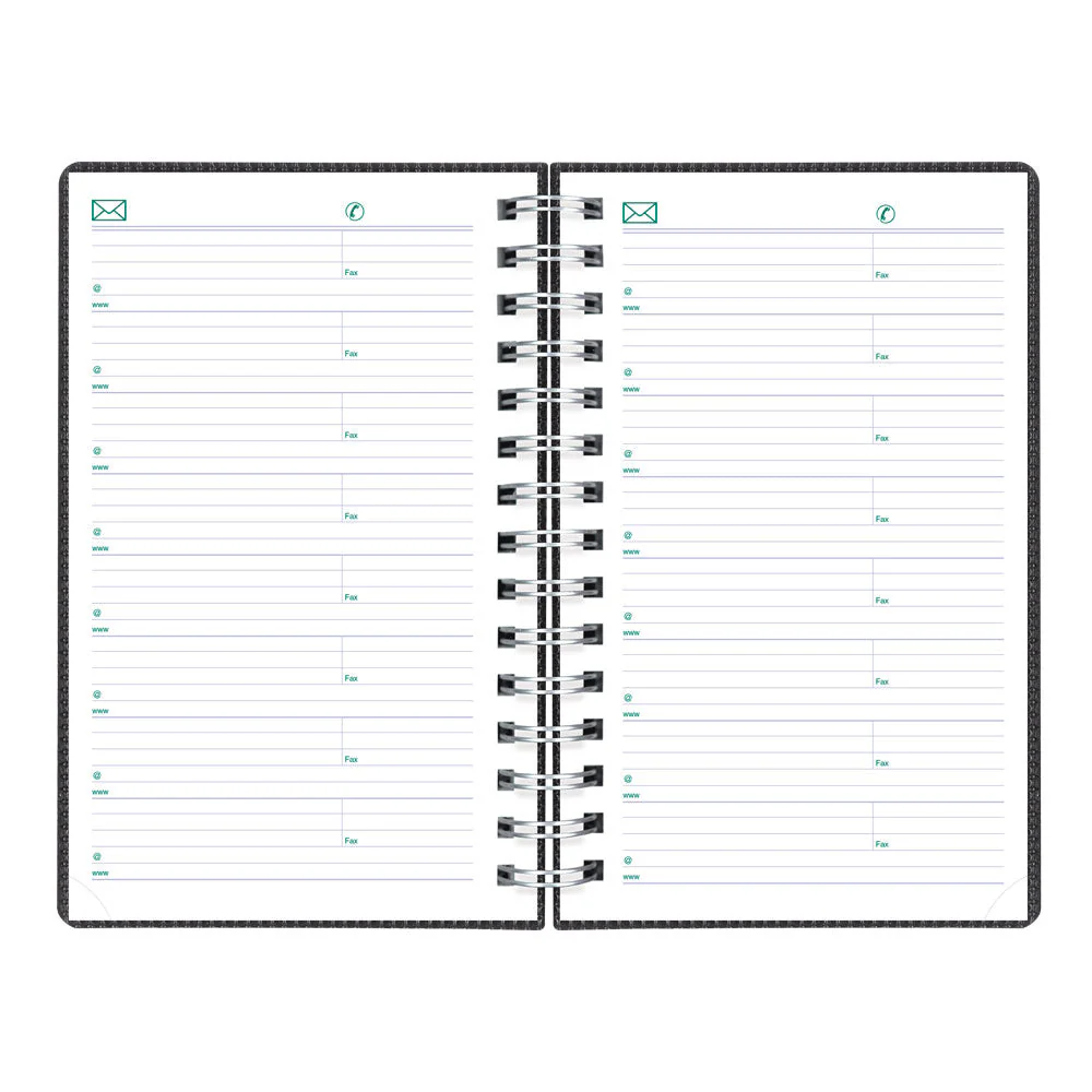 DuraFlex Daily Appointment Book, 2027, Bilingual, Black (C1504V.81BT-27) - Image 6