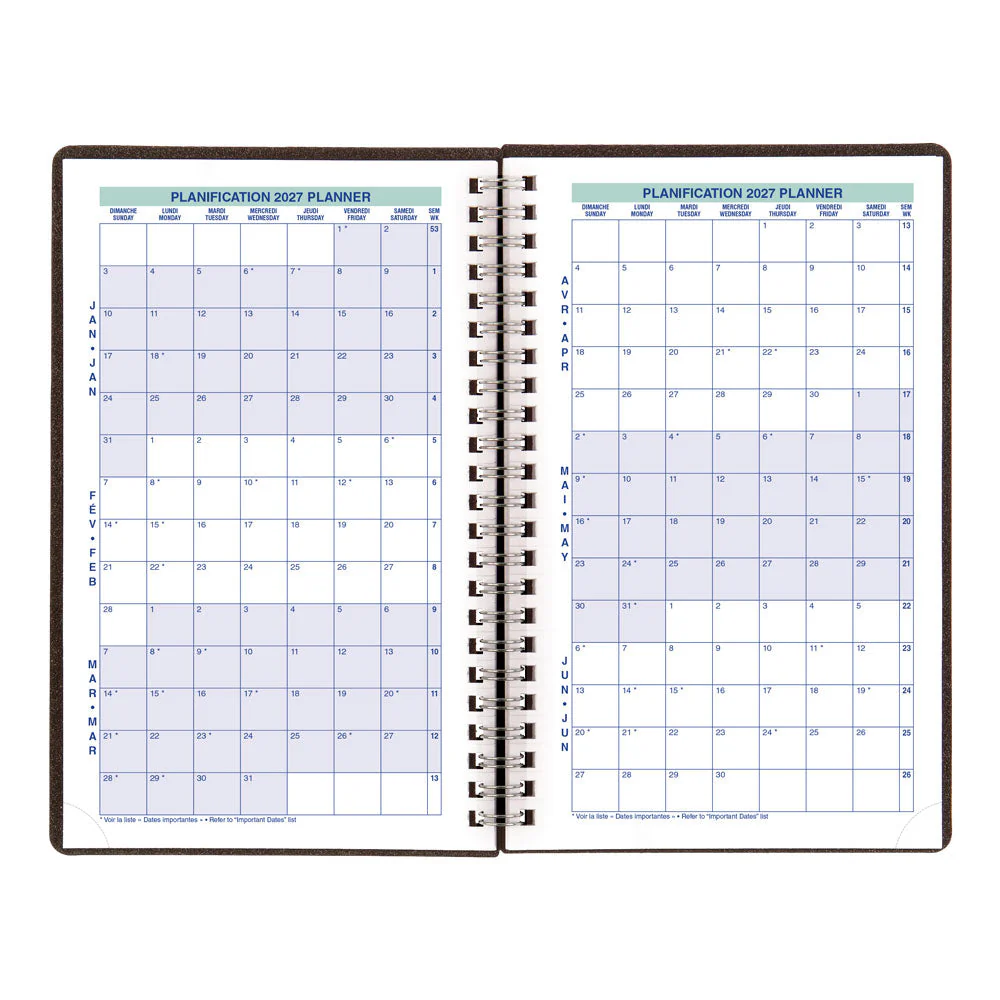 DuraFlex Weekly Appointment Book, 2027, Bilingual (C5075V.81BT-27) - Image 6