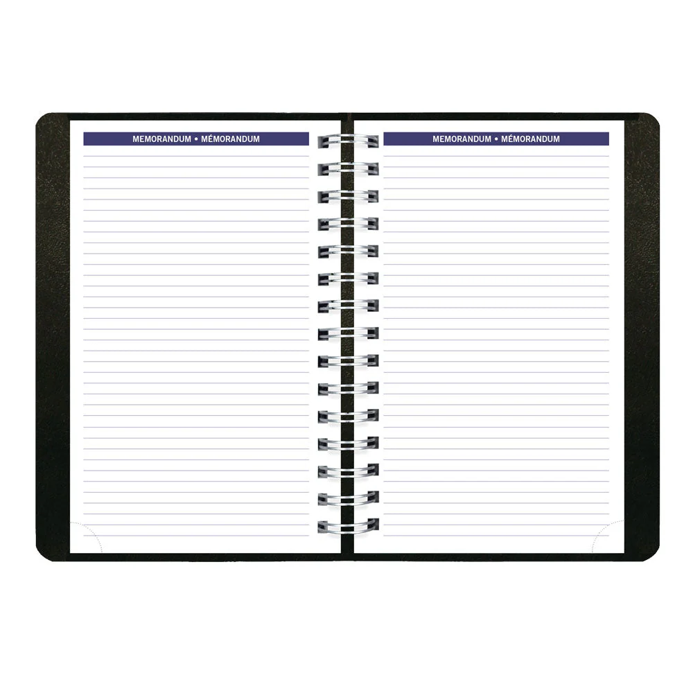 DuraGlobe™ Daily Appointment Book, 2027, Bilingual, Black (C210.21BT-27) - Image 5