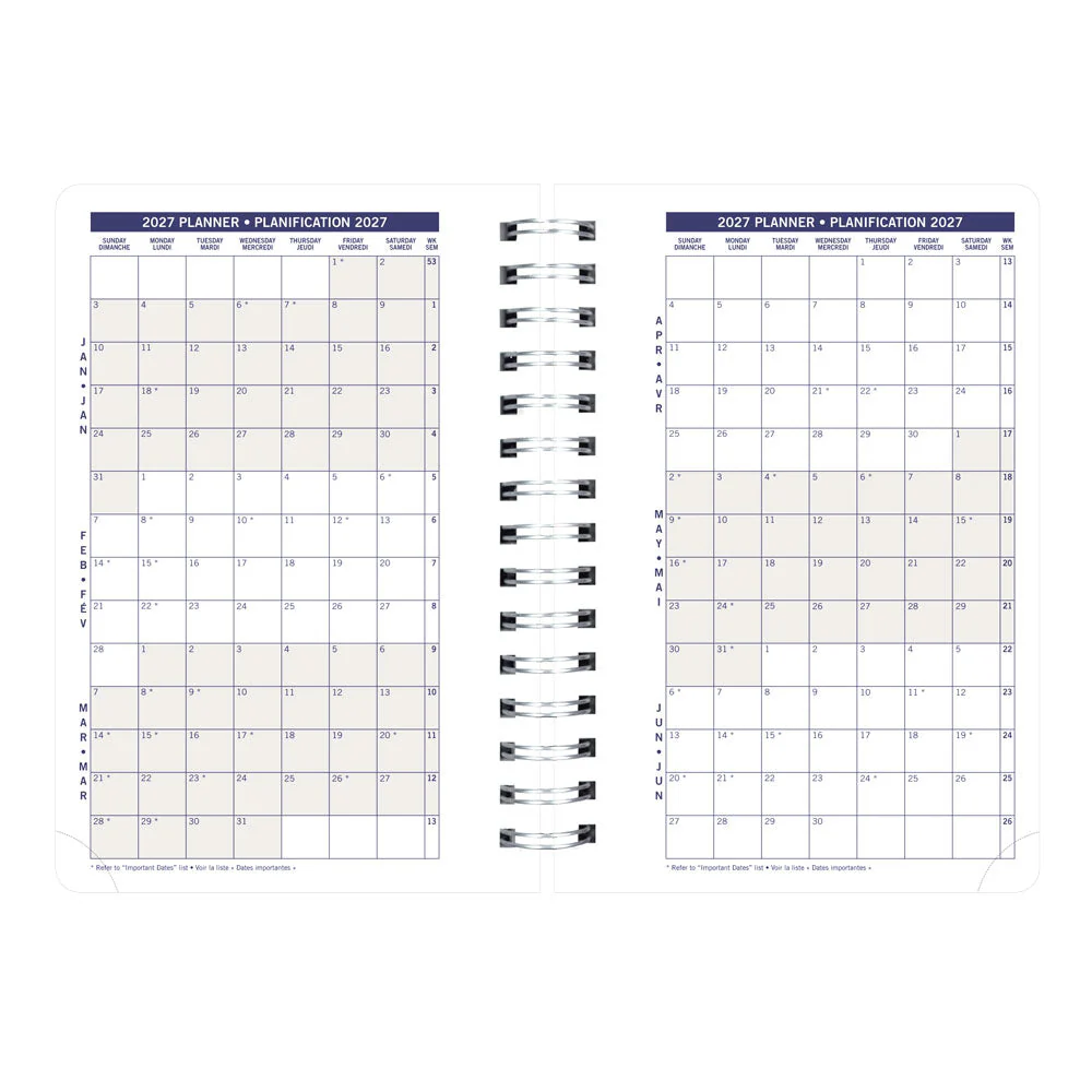 DuraGlobe™ Daily Appointment Book, 2027, Bilingual, Black (C210.81BT-27) - Image 4