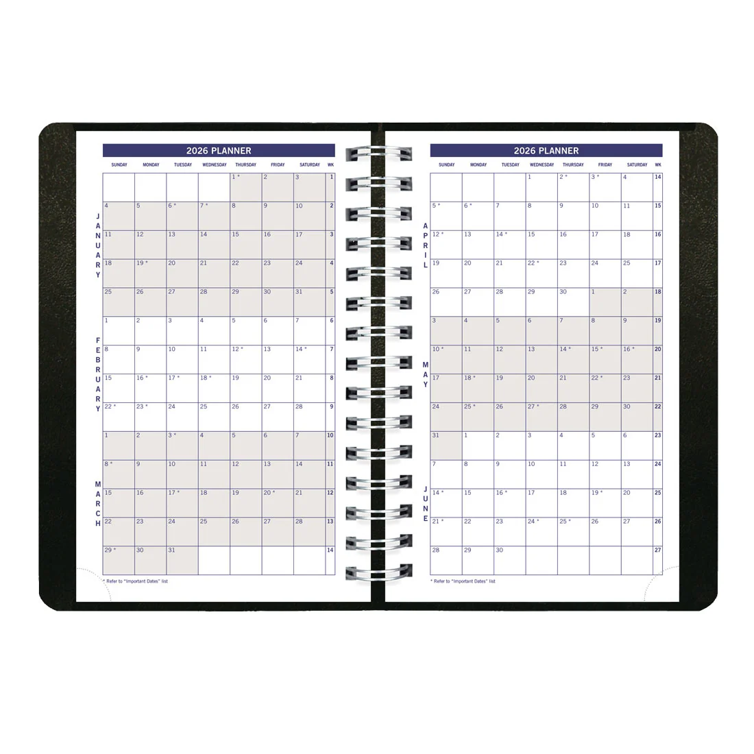 DuraGlobe™ Daily Planner 2026, English, Black (C210.21T-26) - Image 4