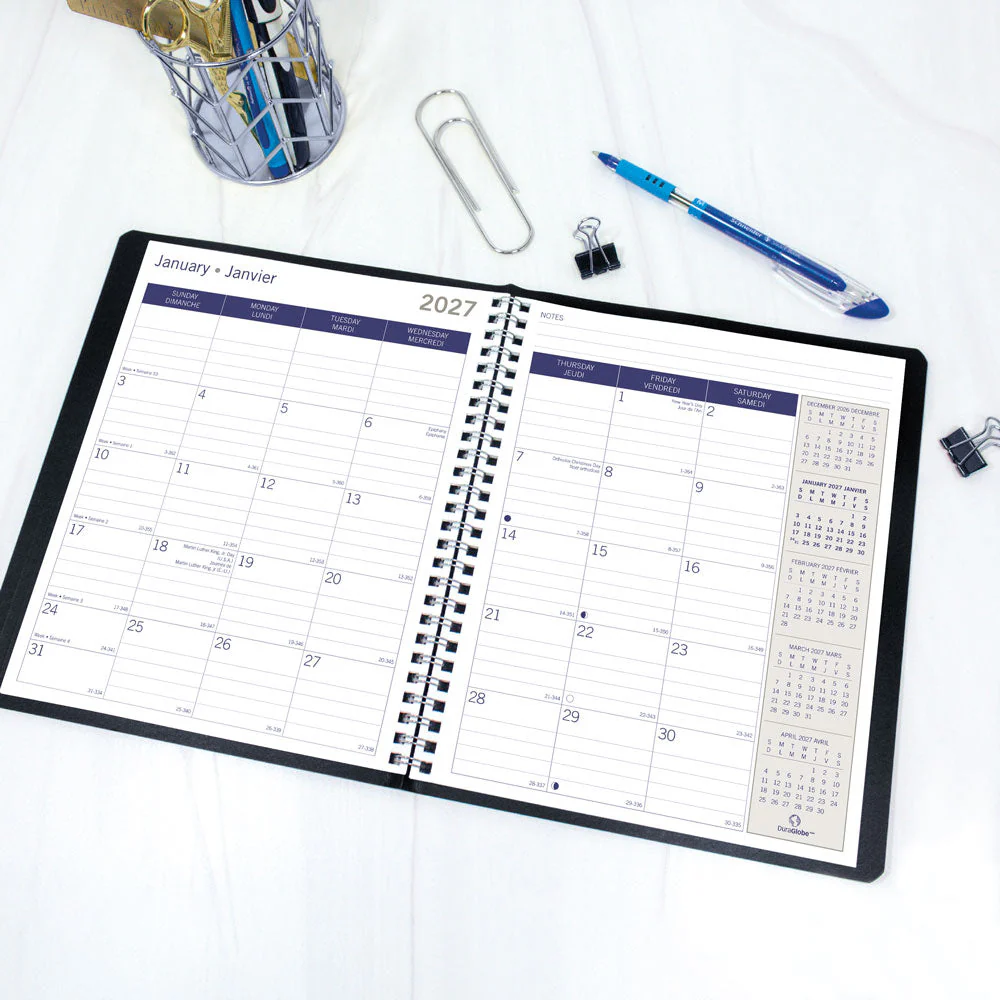 DuraGlobe™ Monthly Planner, 2027, Bilingual (C230.21BT-27) - Image 8