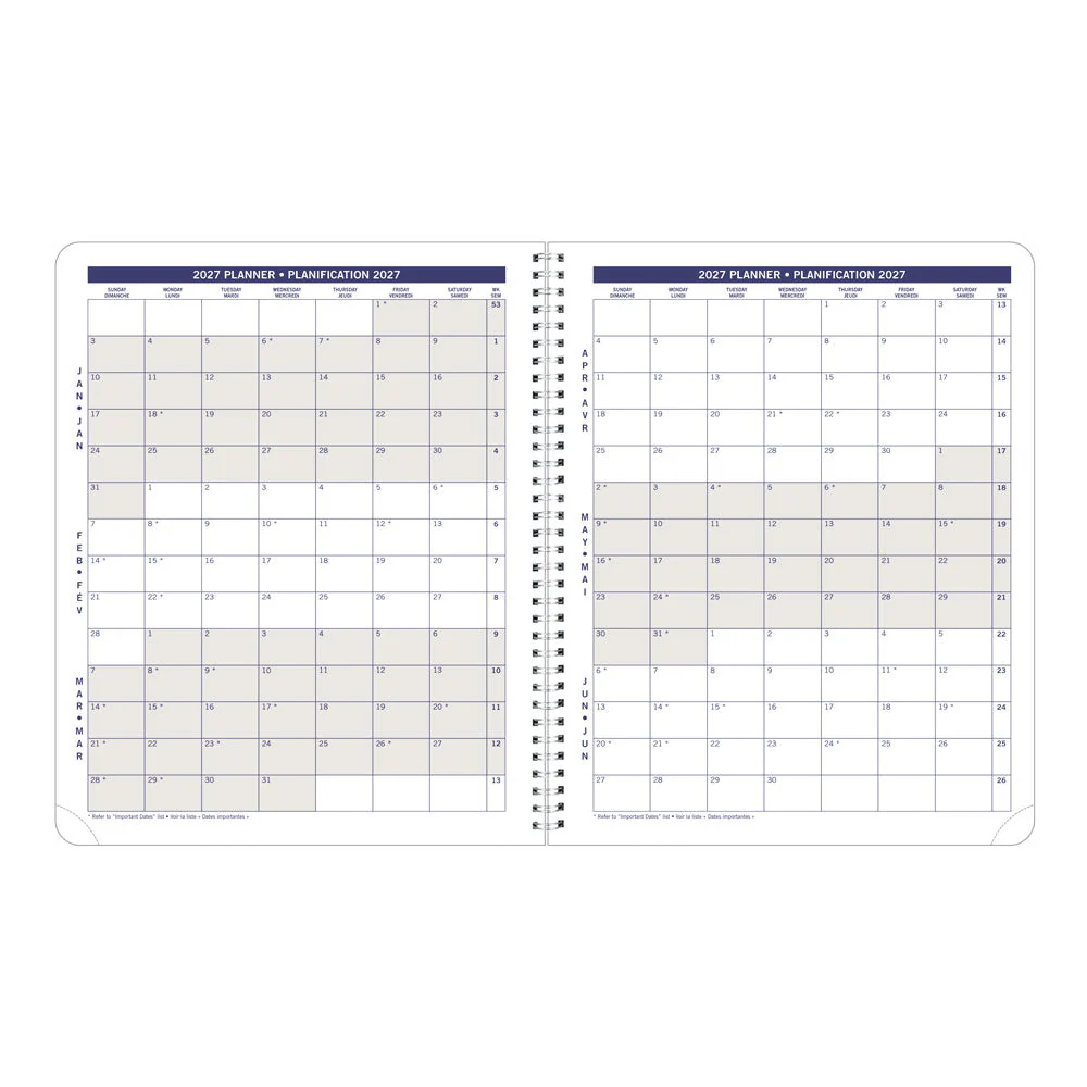 DuraGlobe™ Monthly Planner, 2027, Bilingual (C230.81BT-27) - Image 4