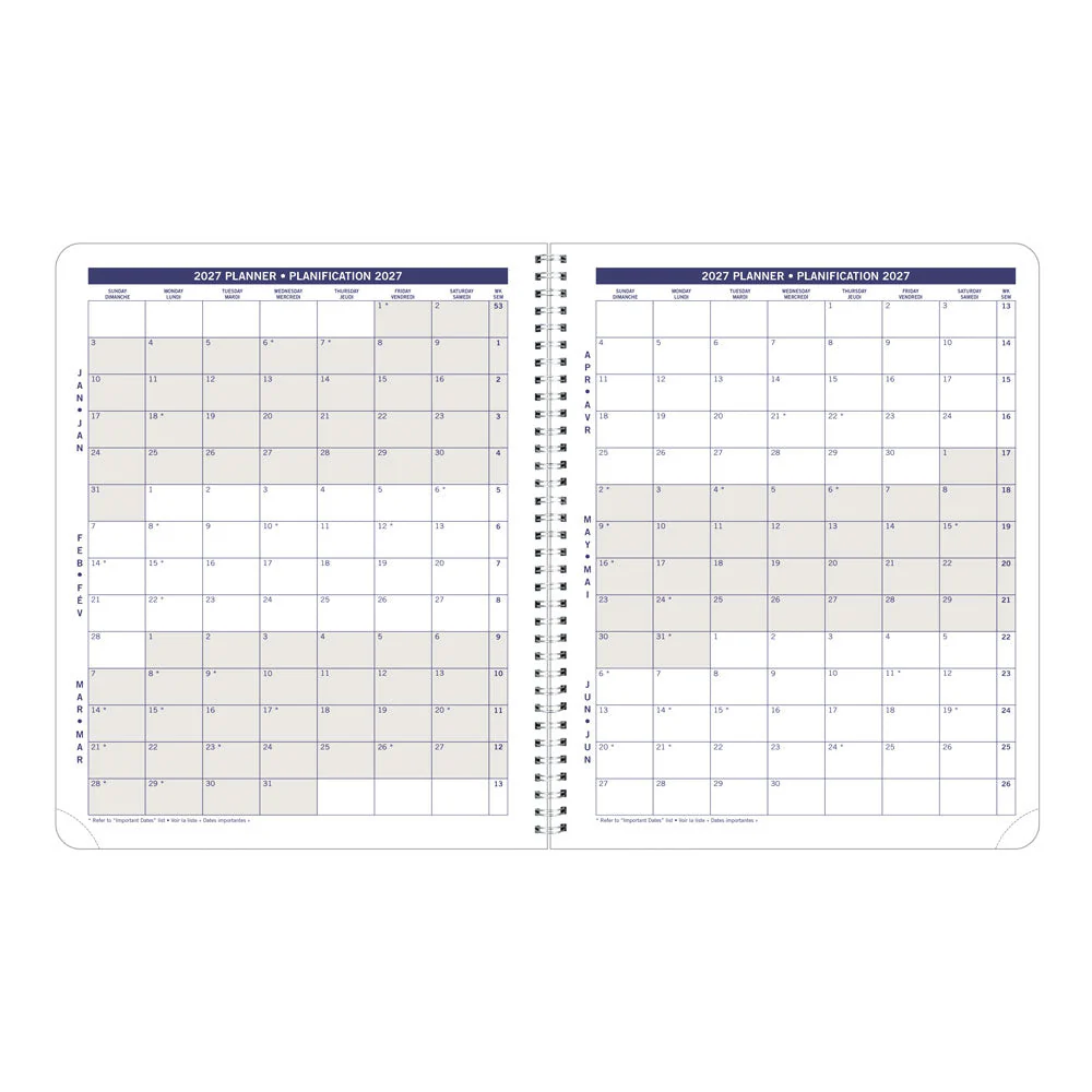 DuraGlobe™Joyful Monthly Planner, 2027, Bilingual (C230.F83BT-27) - Image 4