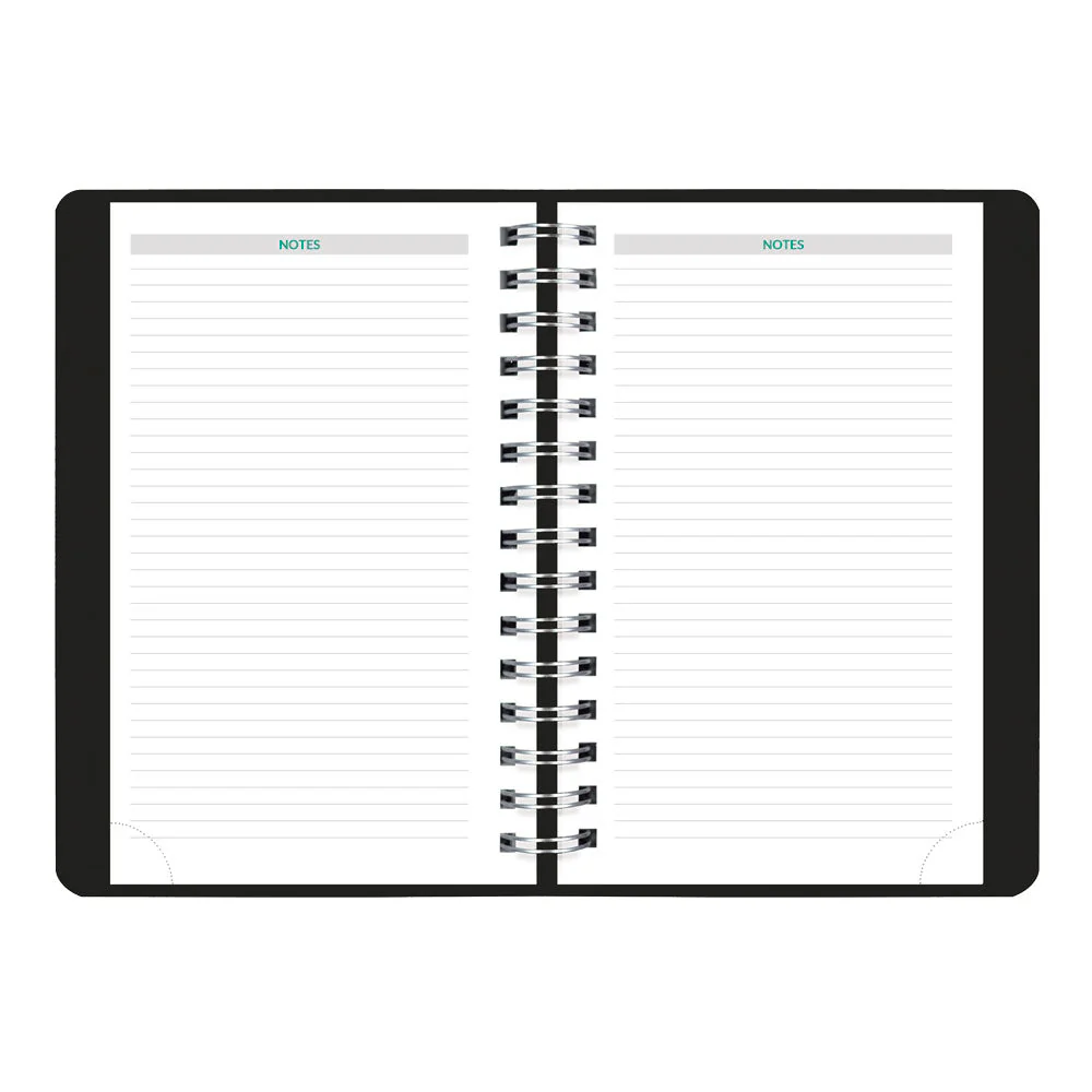 EcoLogix® Daily Appointment Book, 2027, Bilingual, Black (C410W.81B-27) - Image 5