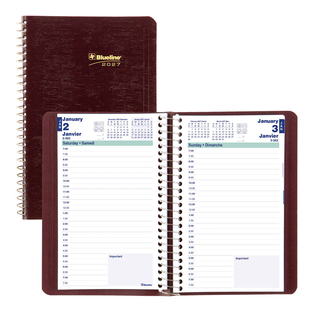 Essential Daily Appointment Book, 2027, Bilingual (C1504.81BT-27, C1504.82BT-27, C1504.83BT-27) - Image 13