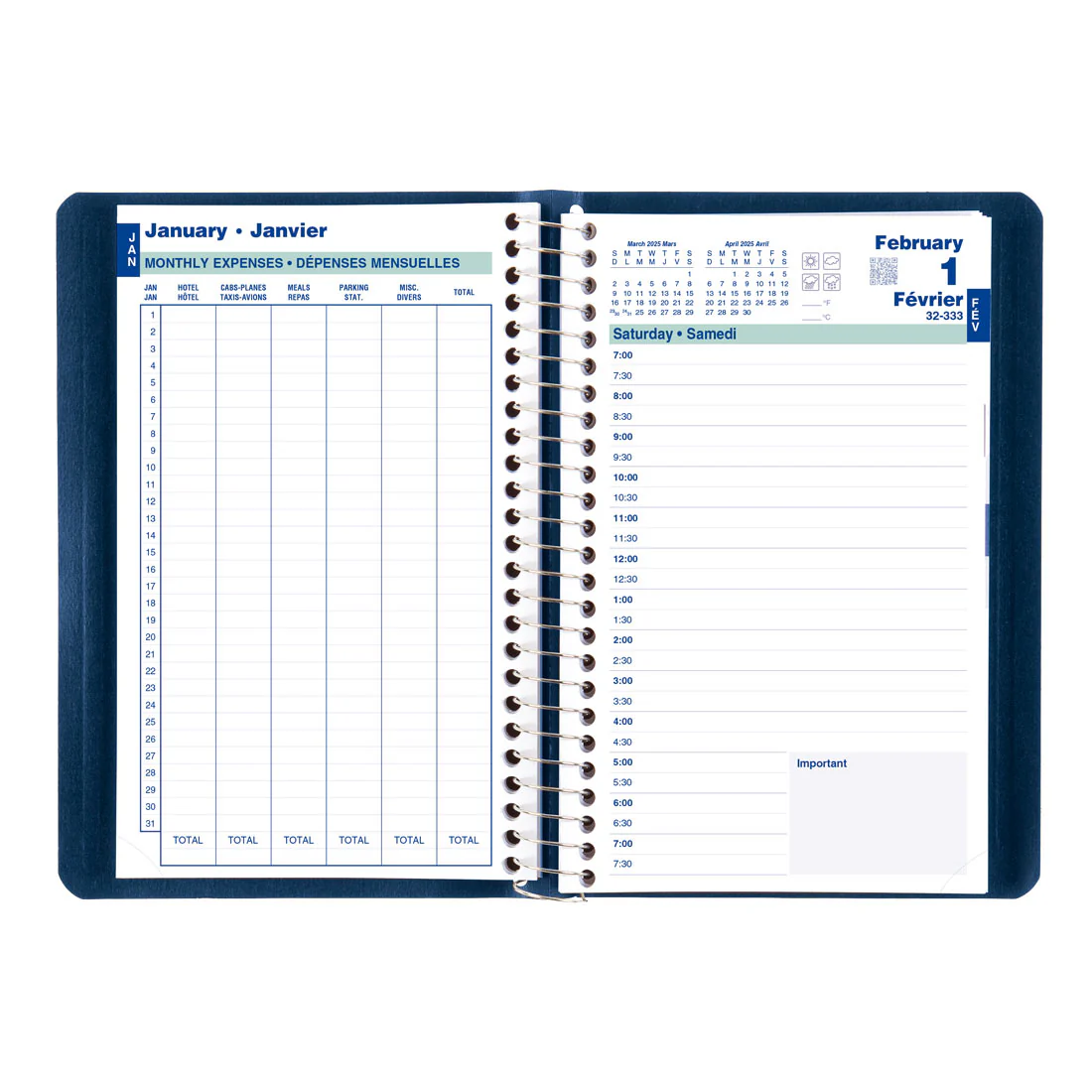 Essential Daily Planner 2026, Bilingual (C1504.81BT-26, C1504.82BT-26, C1504.83BT-26) - Image 12
