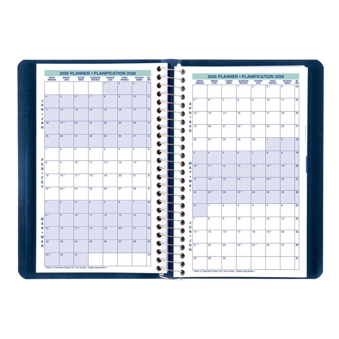 Essential Daily Planner 2026, Bilingual (C1504.81BT-26, C1504.82BT-26, C1504.83BT-26) - Image 13