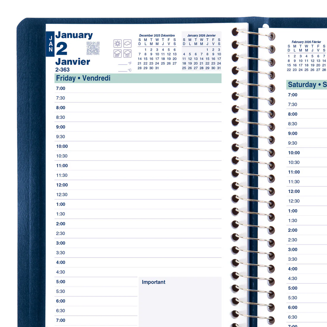Essential Daily Planner 2026, Bilingual (C1504.81BT-26, C1504.82BT-26, C1504.83BT-26) - Image 15