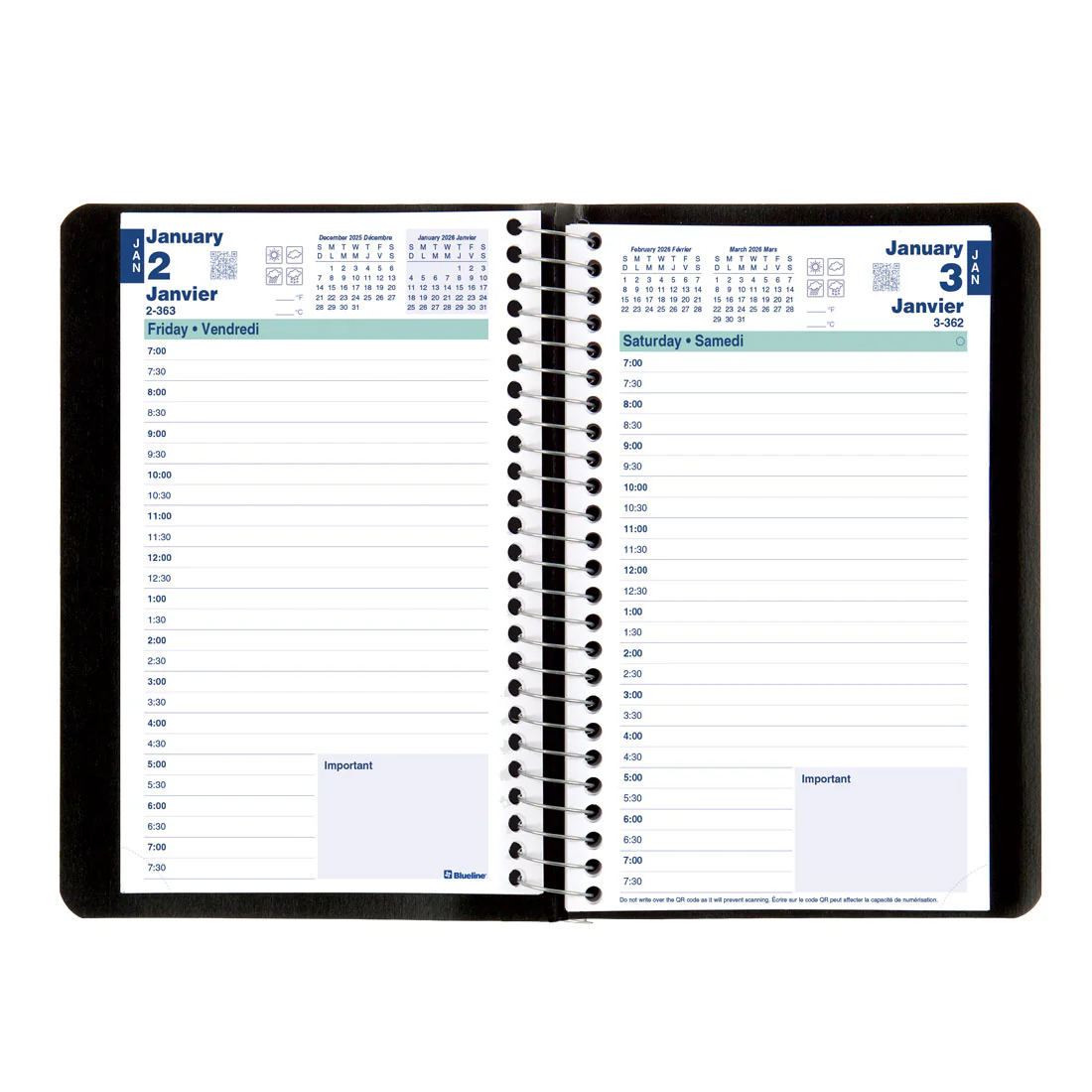 Essential Daily Planner 2026, Bilingual (C1504.81BT-26, C1504.82BT-26, C1504.83BT-26) - Image 19