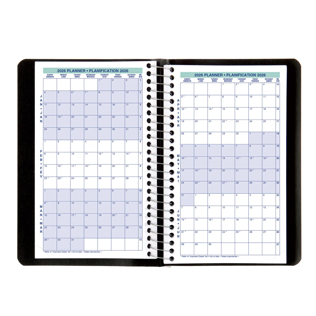 Essential Daily Planner 2026, Bilingual (C1504.81BT-26, C1504.82BT-26, C1504.83BT-26) - Image 20