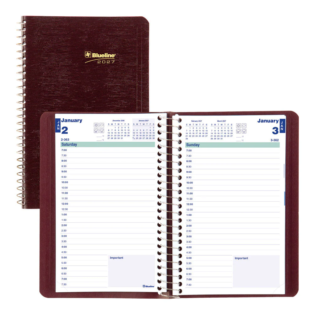 Essential Daily Appointment Book, 2027, English (C1504.81T-27, C1504.82T-27, C1504.83T-27)