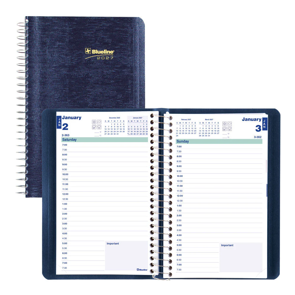 Essential Daily Appointment Book, 2027, English (C1504.81T-27, C1504.82T-27, C1504.83T-27) - Image 13