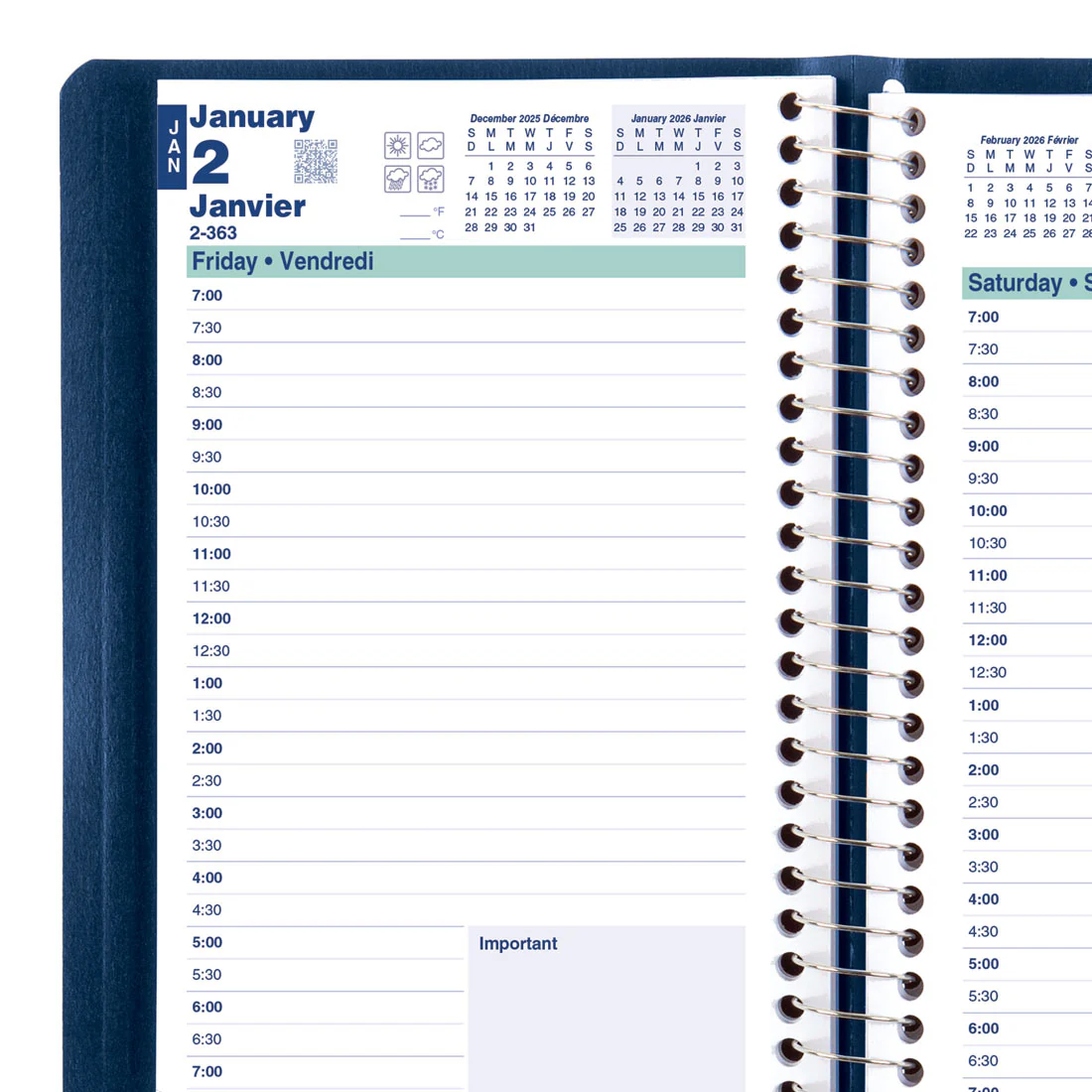 Essential Daily Planner 2026, English (C1504.81T-26, C1504.82T-26, C1504.83T-26) - Image 15