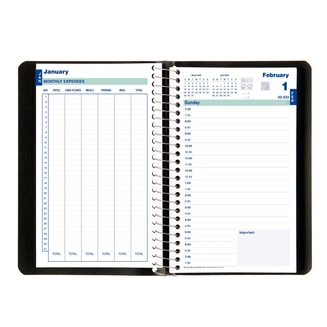 Essential Daily Planner 2026, English (C1504.81T-26, C1504.82T-26, C1504.83T-26) - Image 21
