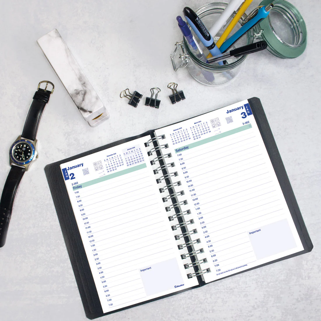 Essential Daily Planner 2026, English (C1504.81T-26, C1504.82T-26, C1504.83T-26) - Image 24