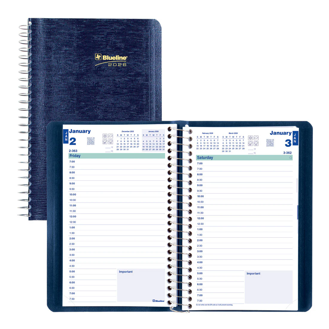 Essential Daily Planner 2026, English (C1504.81T-26, C1504.82T-26, C1504.83T-26) - Image 9
