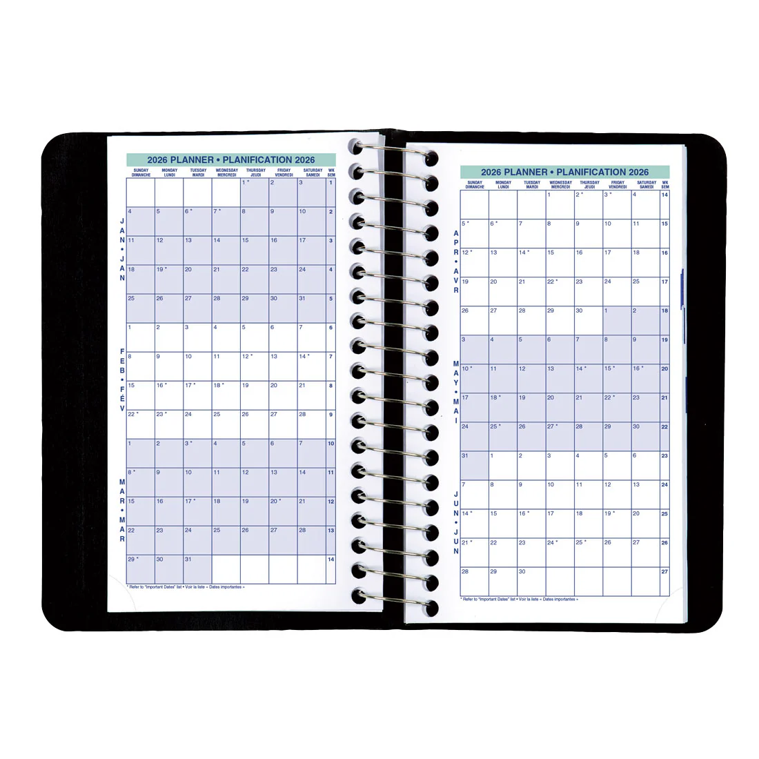 Essential Daily Pocket Planner 2026, Bilingual (C1501.81BT-26, C1501.82BT-26) - Image 12
