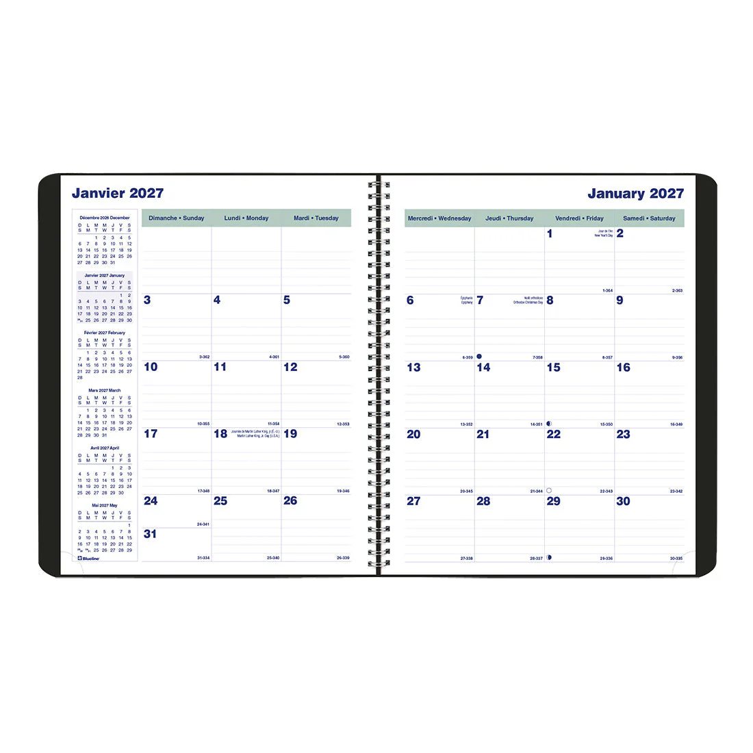 Essential Monthly Planner, 2027, Bilingual (C1200.81BT-27) - Image 3