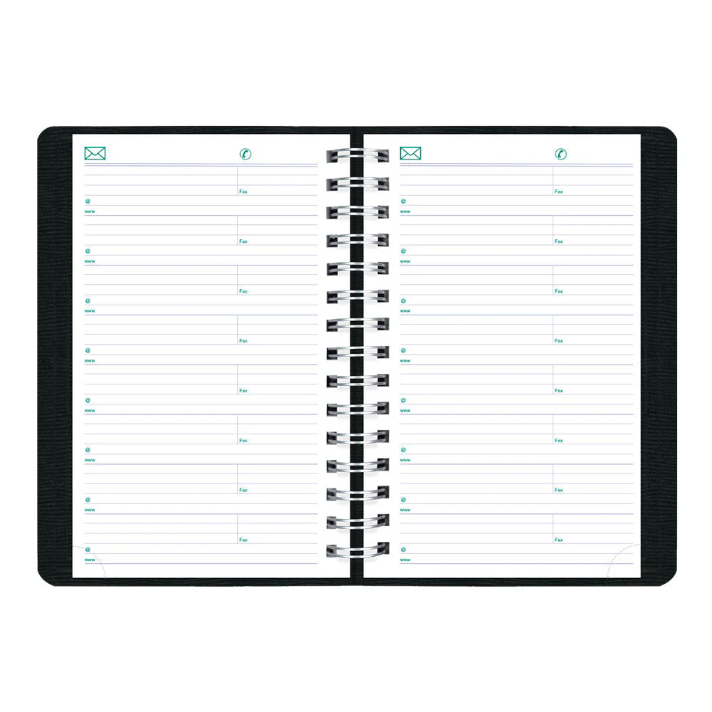 Essential Two-Day Appointment Book, 2027, Bilingual, Black (C5104.81BT-27) - Image 7