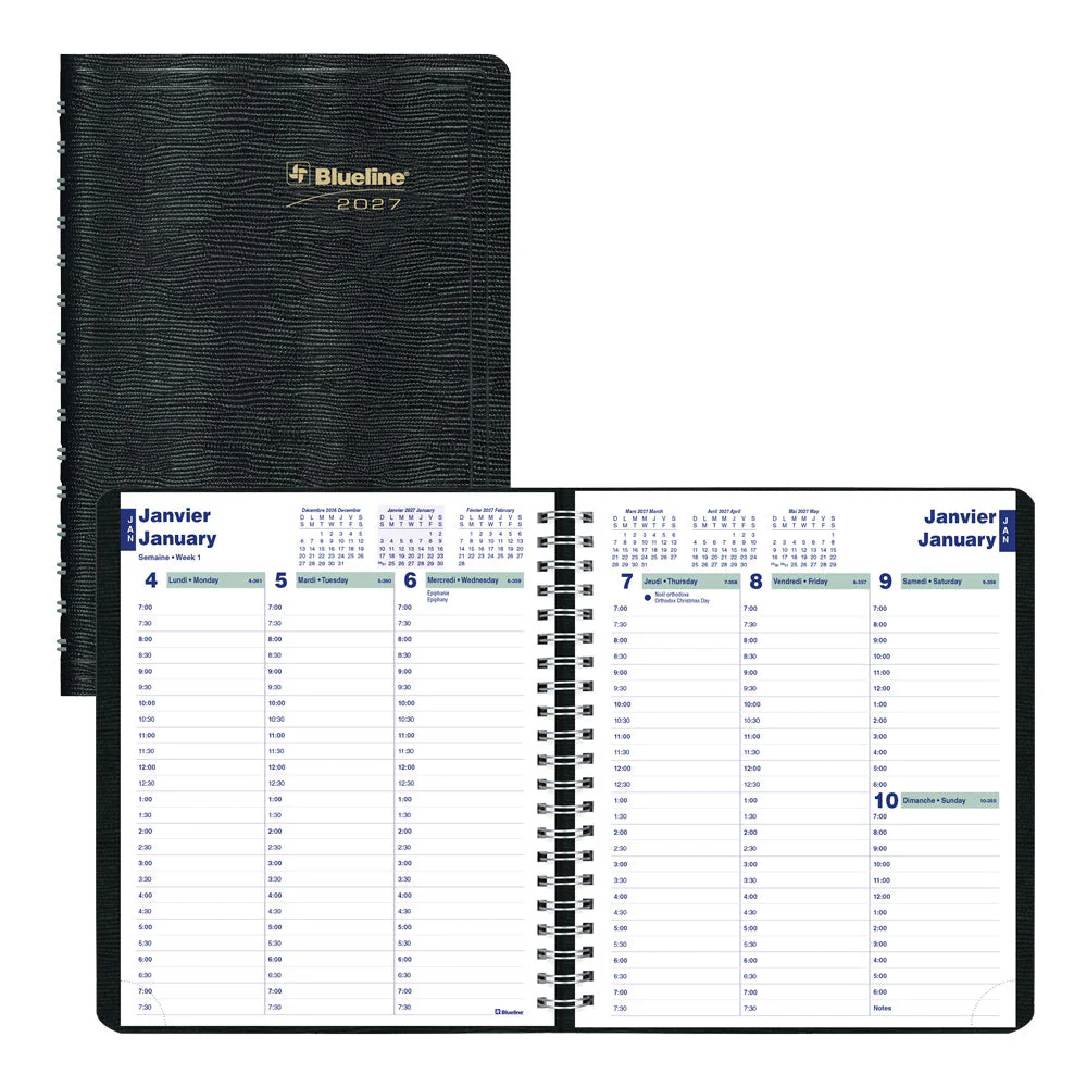 Essential Weekly Appointment Book, 2027, Bilingual (C1510.81BT-27)