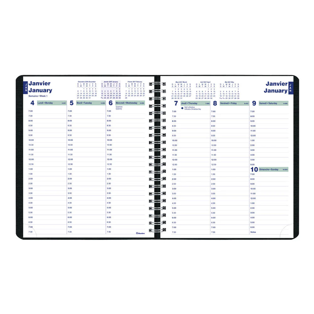 Essential Weekly Appointment Book, 2027, Bilingual (C1510.81BT-27) - Image 3