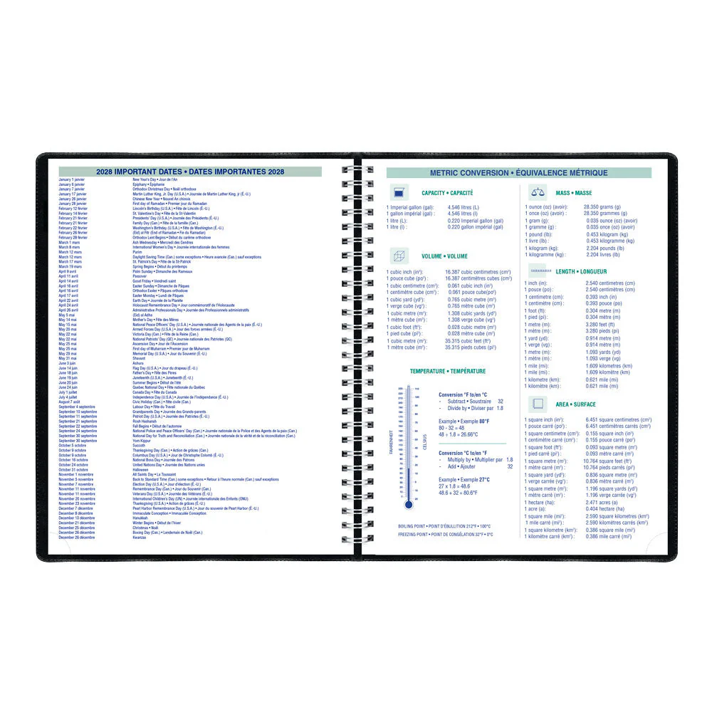 Essential Weekly Appointment Book, 2027, Bilingual (C5950.81BT-27) - Image 5