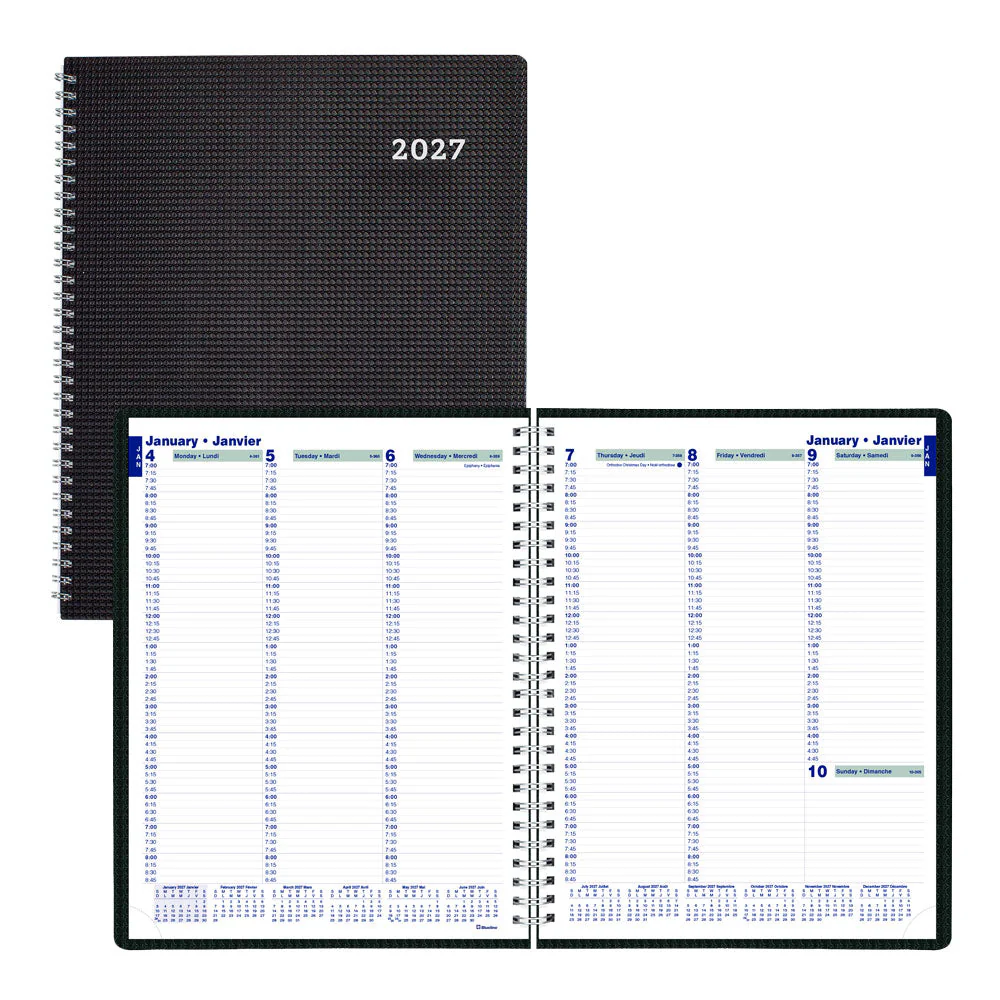 DuraFlex Weekly Appointment Book, 2027, Bilingual (C5950V.81BT-27)