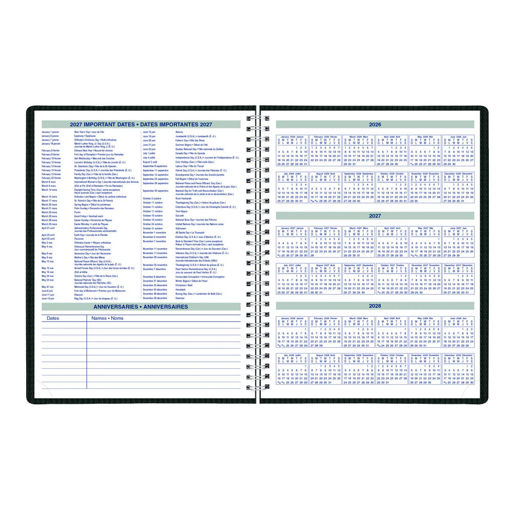 DuraFlex Weekly Appointment Book, 2027, Bilingual (C5950V.81BT-27) - Image 4