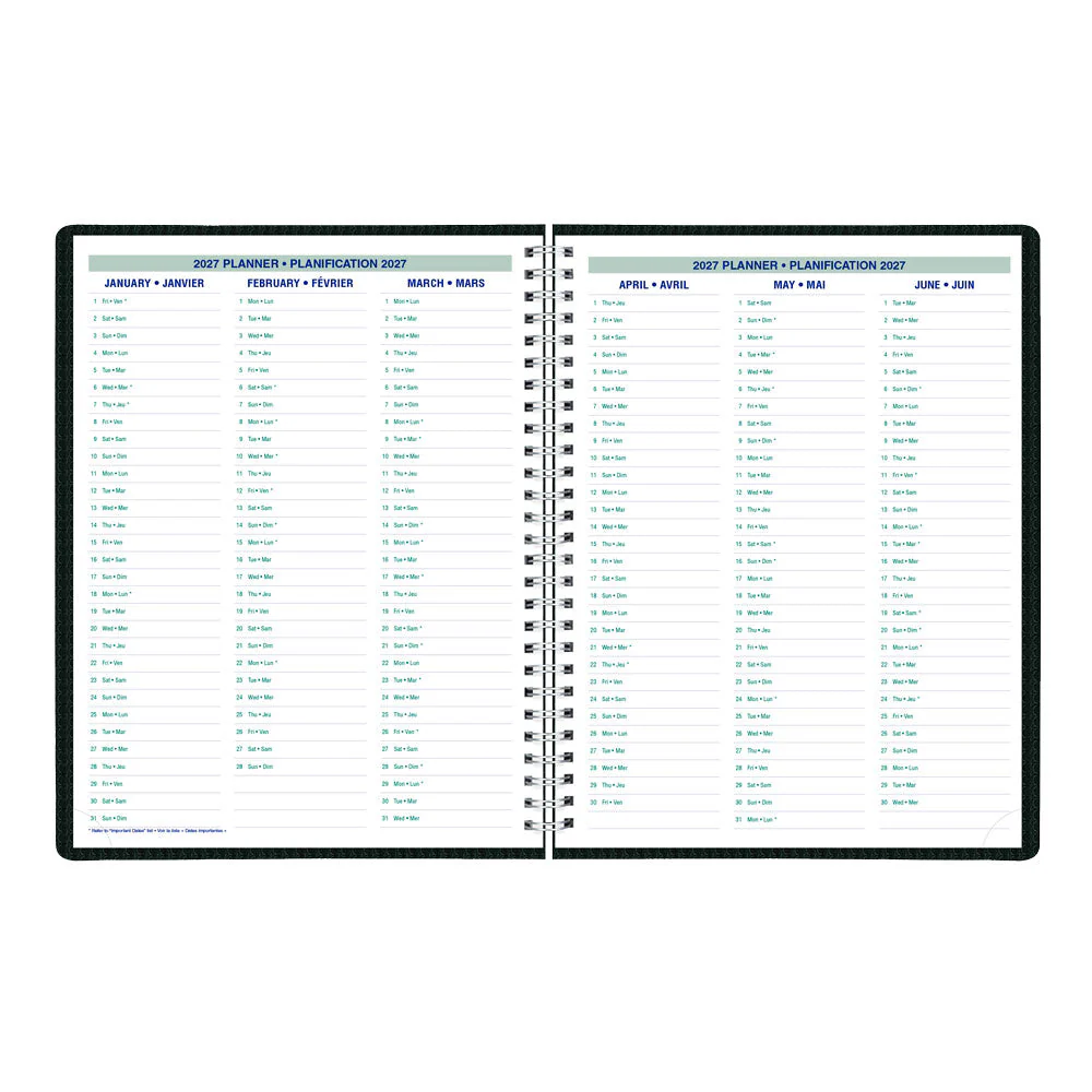 DuraFlex Weekly Appointment Book, 2027, Bilingual (C5950V.81BT-27) - Image 5