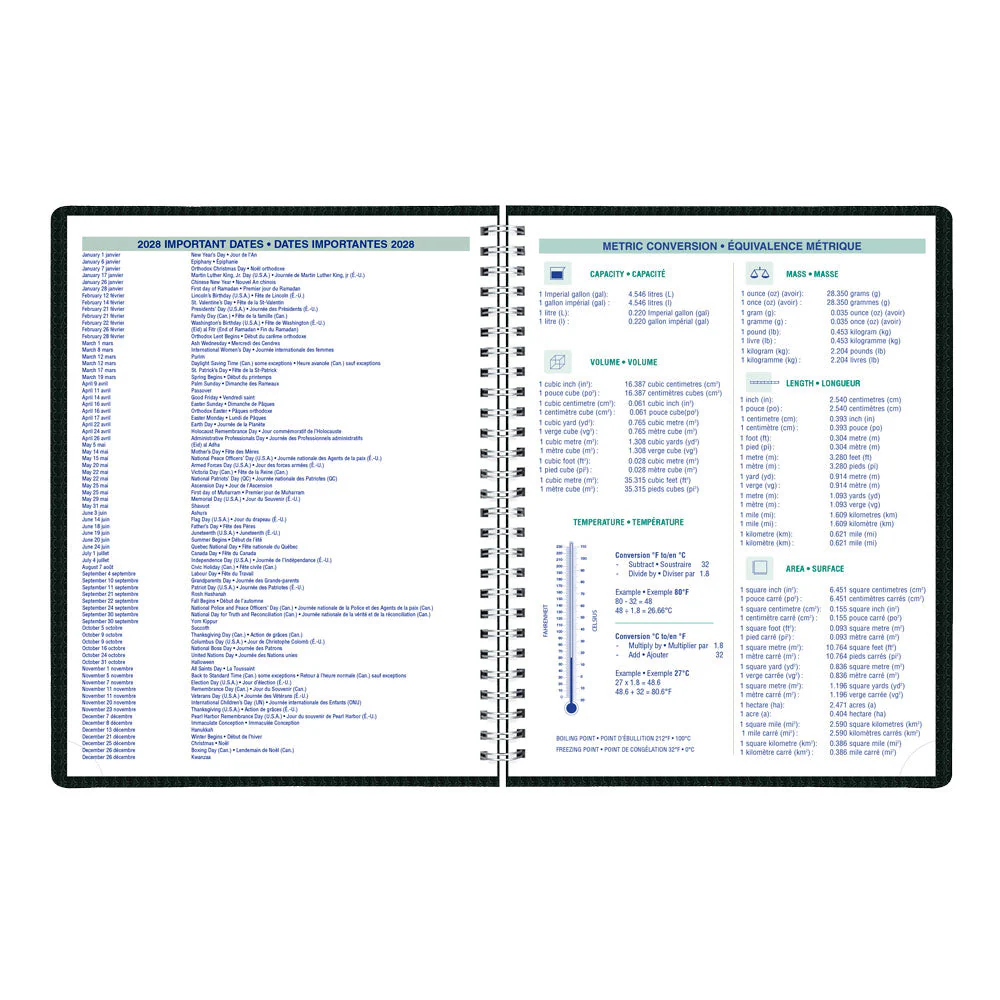 DuraFlex Weekly Appointment Book, 2027, Bilingual (C5950V.81BT-27) - Image 6