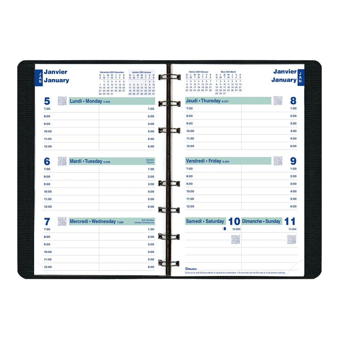Essential Weekly Planner 2026, Bilingual (C5100.81BTX-26, C5100.82BTX-26) - Image 10