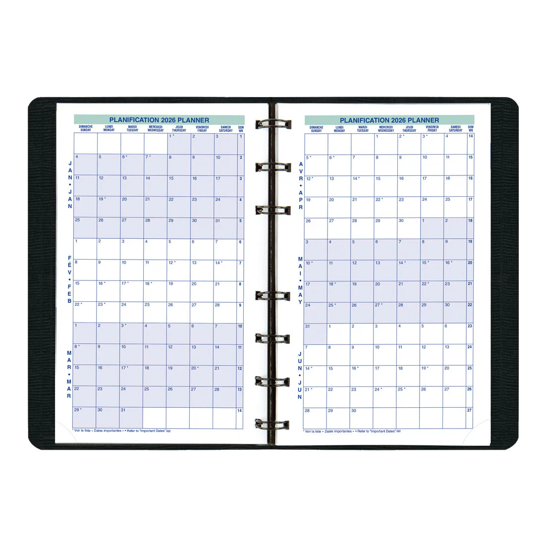 Essential Weekly Planner 2026, Bilingual (C5100.81BTX-26, C5100.82BTX-26) - Image 11